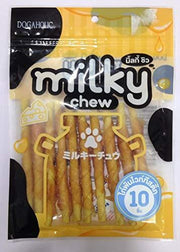 Dogaholic Milky Chew Cheese & Chicken Dog Treats- Stick Style (10 Pieces)