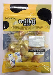 Dogaholic Milky Chew Cheese & Chicken Dog Treats- Bone Style (10 Pieces)