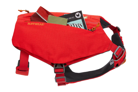 Ruffwear Switchbak Harness With Pocket For Dogs - Red Sumac