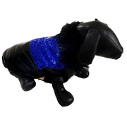 Black Blue Designer work Premium Jacket For Dogs