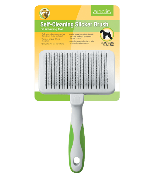 Andis Self-Cleaning Slicker Brush For Dogs & Cats