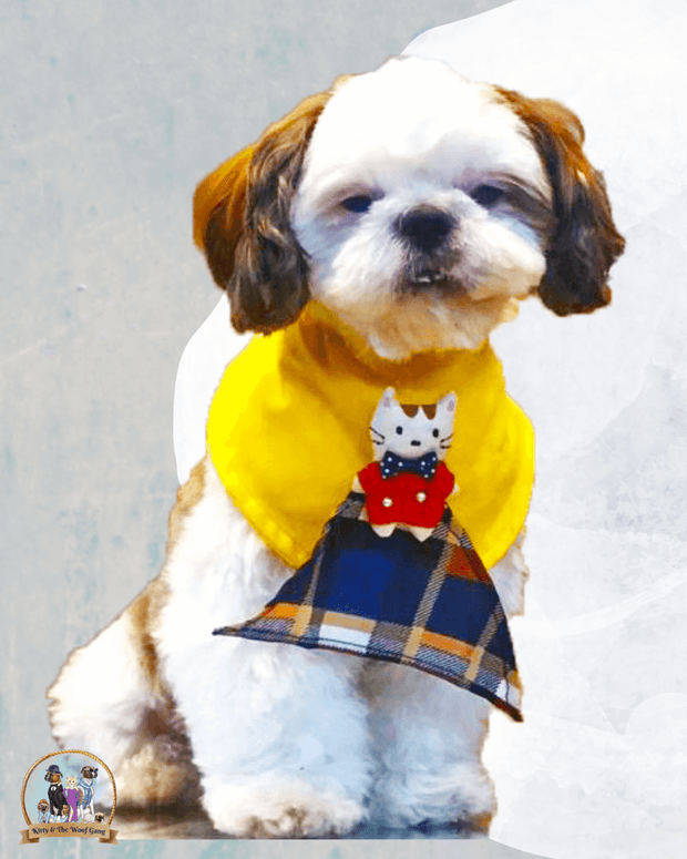 Kitty Yellow Neck Accessorie For Dogs