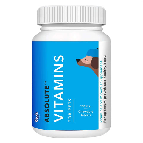 Drools Absolute Vitamin Tablet- Dog Supplement, 110 Pcs