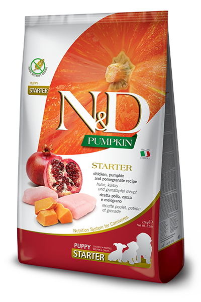 N&D Grain Free Chicken, Pumpkin & Pomegranate Starter Puppy Food