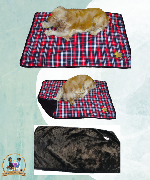 Red Checked Blanket For Dogs & Cats