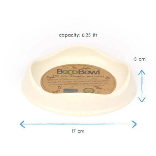 Beco Pets Recycled Bamboo Cat Bowl – Blue