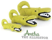 Beco Pets Recycled Squeaker Plush / Soft Toy For Dogs – Aretha The Alligator
