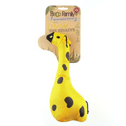 Beco Pets Recycled Squeaker Plush / Soft Toy For Dogs – George The Giraffe
