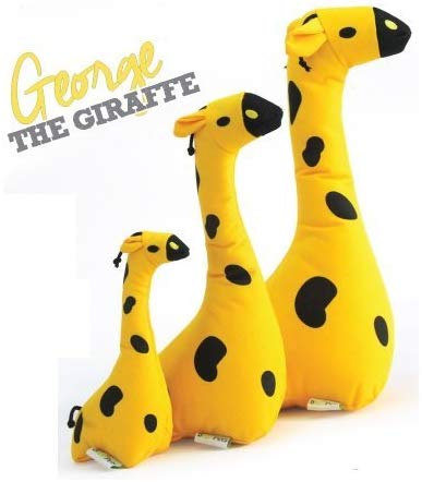 Beco Pets Recycled Squeaker Plush / Soft Toy For Dogs – George The Giraffe