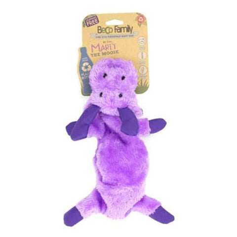 Beco Pets Recycled Stuffing Free Toy For Dogs – Moose