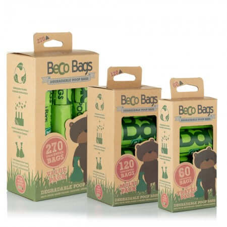 Beco Pets Degradable Poop Bags For Dogs