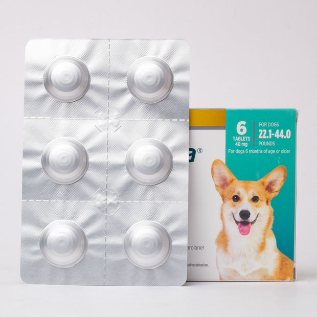 Simparica Chewable Tablets , 22.1-44 lbs Dogs ( 40 mg )