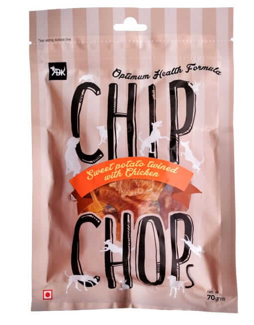 Chip Chops Dog Treats- Sweet Potato Chicken (70 gms)
