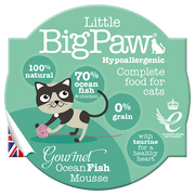 Little BigPaw Gourmet Ocean Fish Mousse For Cats (85 Gms)-Pack Of 8
