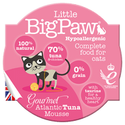 Little BigPaw Gourmet Atlantic Tuna Mousse For Cats (85 Gms)-Pack Of 8