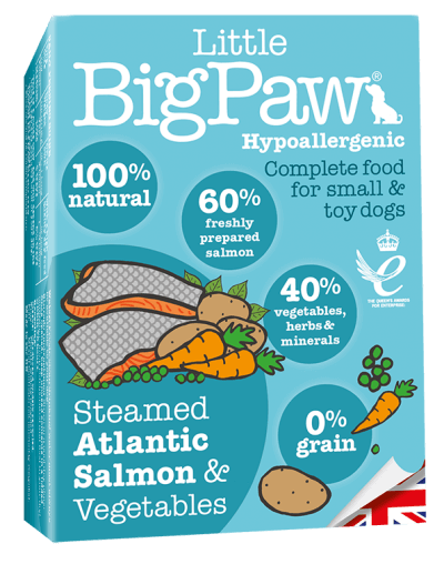 Little BigPaw Steamed Atlantic Salmon & Vegetable Terrine for Dogs (150 gms)- Pack of 7