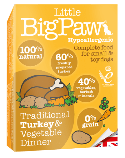 Little BigPaw Traditional Turkey & Vegetable Dinner for Dogs (150 gms)- Pack of 7