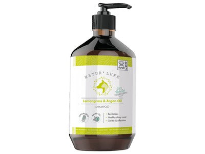 NATUR'LUXE Lemongrass & Argan Oil Shampoo - 500ml