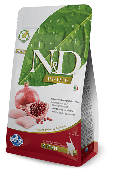 N&D Prime Grain Free Chicken & Pomegranate Kitten Food (All Breeds)
