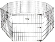 Nutra Pet High Lightweight Exercise And Play Pen- Black Powder Coated