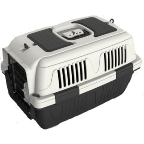 Nutra Pet Dog & Cat Carrier Box Closed Top- GREY