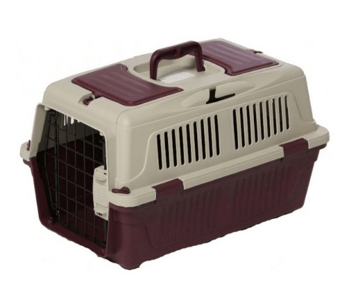 Nutra Pet Dog & Cat Carrier Box Closed Top- MAROON