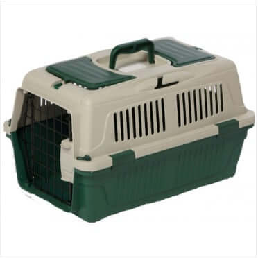 Nutra Pet Dog & Cat Carrier Box Closed Top- GREEN