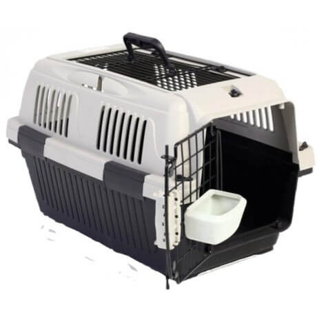 Nutra Pet Dog & Cat Carrier Box Open Top- GREY