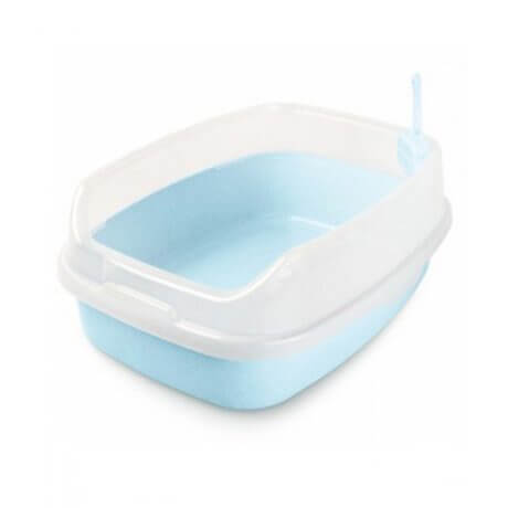 Nutra Pet Cat Toilet-XL Deodorized Cat Litter Box-BLUE (62CmsX 23Cms X 46Cms)