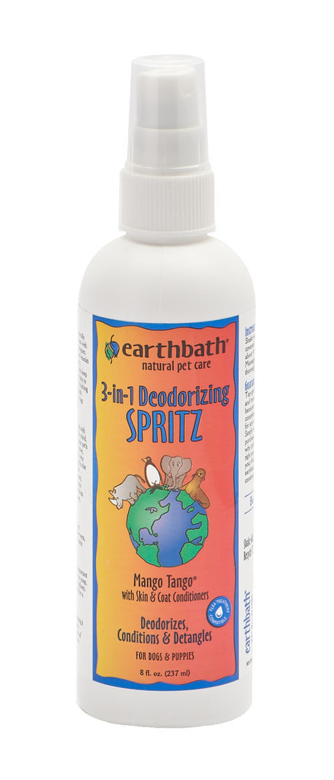 Earthbath 3 in 1 Mango Deodorizing Spritz For Dogs
