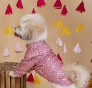 Sparkle In Pink Sequin Sherwani For Dogs