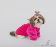 Wrap In Fur Pink T-shirt For Dogs