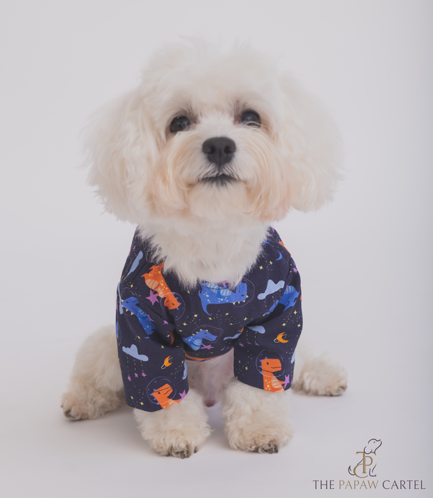 Space Dino T-shirt For Dogs
