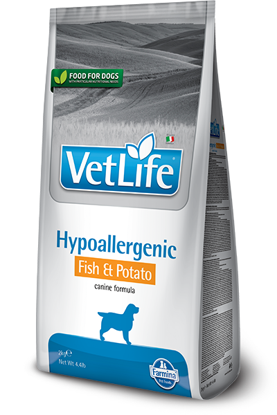 Vet Life Hypoallergenic Fish & Potato Canine Formula Dog Food