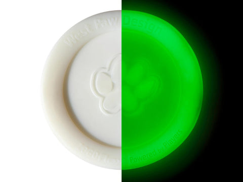 West Paw Zisc Flying Disc For Dogs- Glow in Dark