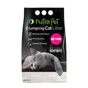 Nutrapet Baby Powder White Bentonite Clumping Cat Litter-5kg