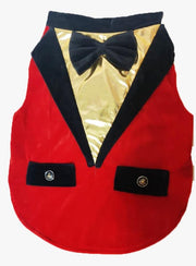 Red Customized Tuxedo for Dogs