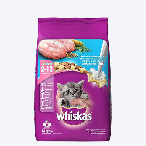 Whiskas Junior Ocean Fish Dry Kitten Food