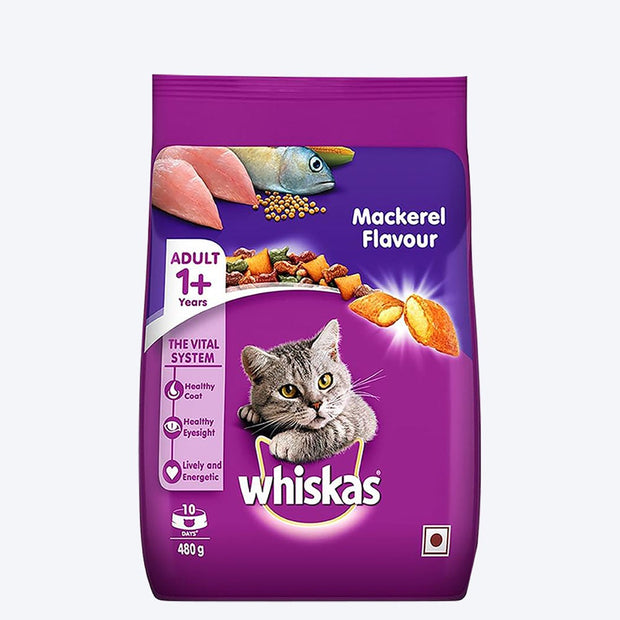 Whiskas Mackerel Adult Dry Cat Food