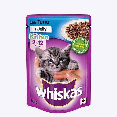 Whiskas Tuna in Jelly Wet Kitten Food - 85 gm