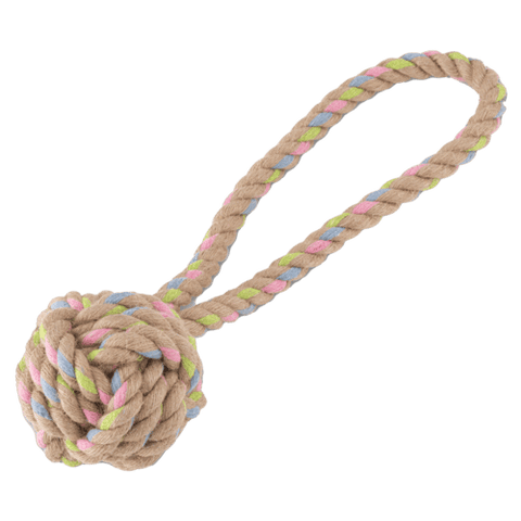 Beco Hemp Rope Ball on Loop Toy For Dogs