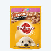 Pedigree Chicken Chunks in Gravy Wet Puppy Food - 70 gm
