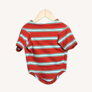 Red Blue Stripe T-Shirt For Dogs