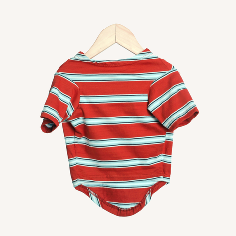 Red Blue Stripe T-Shirt For Dogs